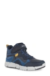 Geox Kids' Flexyper Amphibiox Waterproof Boot In Navy/ Avio