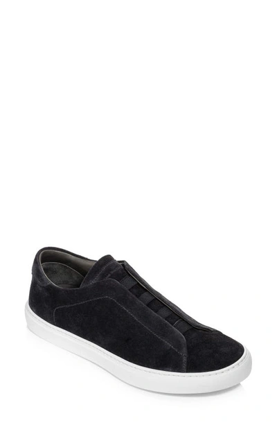 To Boot New York Stone Suede Slip-on Sneakers In Blue