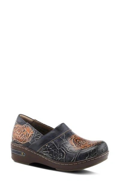 L'artiste Dezi Clog In Navy Multi