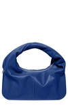 Yuzefi Wonton Leather Bag In Electric Blue