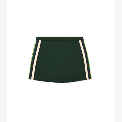 Tory Sport Tory Burch Side Stripe Tennis Skirt In Conifer