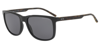 Armani Exchange Polarized Grey Square Mens Sunglasses Ax4070s 815881 57 In Black / Grey