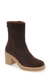 Toni Pons Piani Block Heel Bootie In Marro Brown