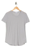 James Perse Crewneck Tee In Fog