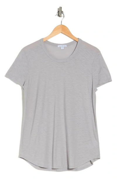 James Perse Crewneck Tee In Fog