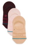 Stance Basic No-show Socks In Burgundy
