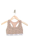 Calvin Klein Carousel Racerback Bralette In 1ay Cheetshad H