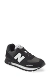 New Balance 574 Rugged Sneaker In Black/ White