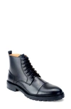 Warfield & Grand Tinley Cap Toe Boot In Black