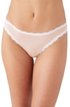 B.tempt'd By Wacoal Inspired Eyelet Thong In Rose Smoke