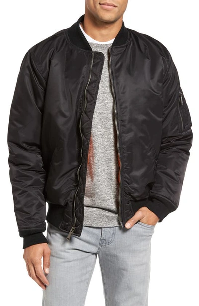 Schott Ma-1 Flight Jacket In Black