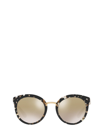 Dolce & Gabbana Eyewear Sunglasses In Cube Black / Gold