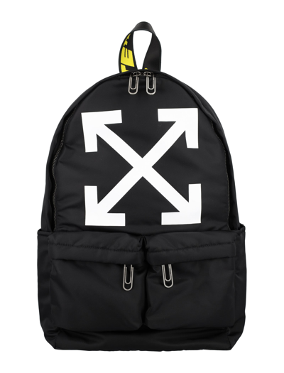 Off-white Arrow Backpack In Black