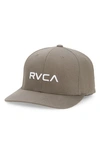 RVCA FLEXFIT TWILL BASEBALL CAP