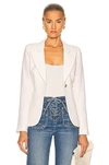 Smythe Classic Duchess Blazer In Ivory In Ivory