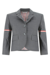 Thom Browne Rwb-embellished Cropped Blazer