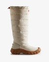 Hunter Women's Intrepid Insulated Tall Snow Boots In Blue/white