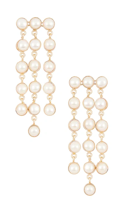 Shashi Nai Drop Earrings In Gold/white