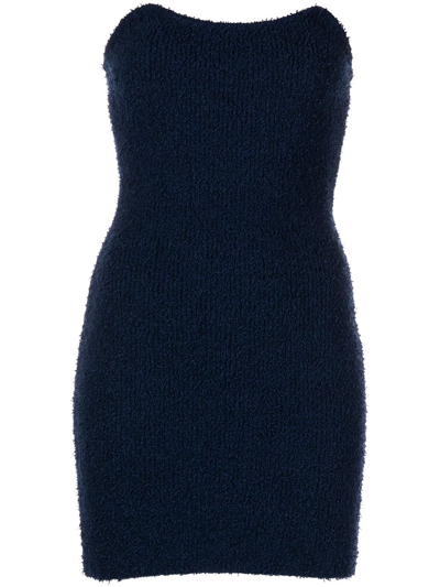 Alix Nyc Cleo Strapless Mini Dress In Navy