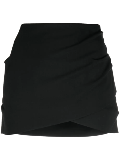 Off-white Black Corporate Tailored Miniskirt In Black No Color