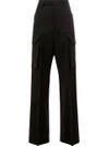 RICK OWENS STRAIGHT TROUSERS,RP17S3312ZL11829073