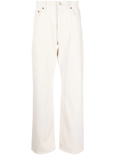 Wood Wood Neutral Al Straight Leg Jeans In Neutrals