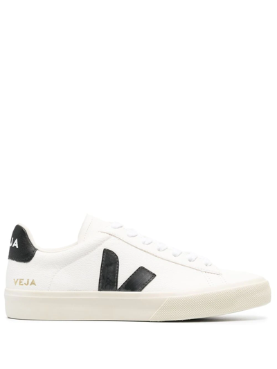 Veja Campo Lace-up Sneakers In White