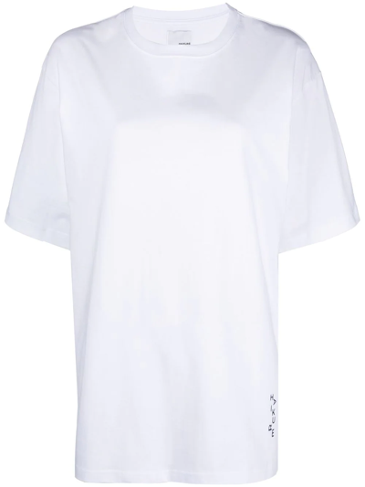 Haikure Oversize Short-sleeve T-shirt In Weiss