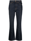 CHLOÉ ICONIC NAVY FLARED JEANS