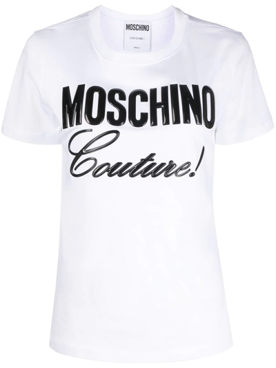Moschino T-shirt With Print In White
