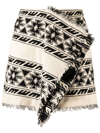 Isabel Marant Étoile Logo Trimmed Skirt In Nude