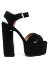 LAURENCE DACADE 155MM SUEDE PLATFORM SANDALS