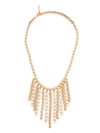 ALESSANDRA RICH FRINGED CRYSTAL-BEAD EMBELLISHED NECKLACE