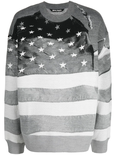 Palm Angels Sweaters In Grey