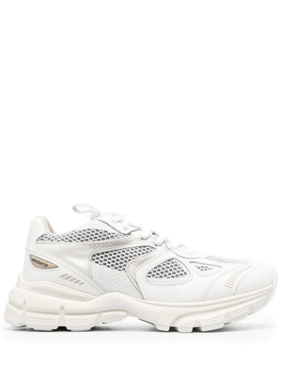 Axel Arigato Marathon Runner Leather And Mesh Trainers In White