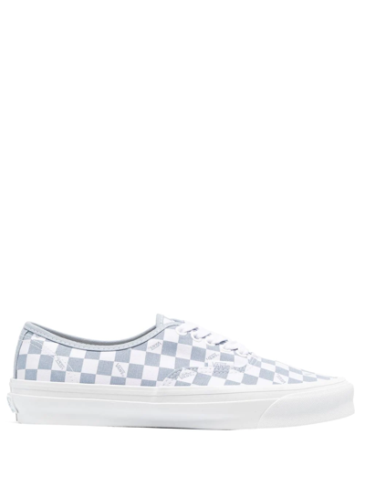 Vans Check-print Sneakers In Blau