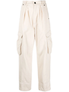 The Mannei High-rise Tapered Jeans In Nude