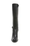 Naturalizer Joslynn Tall Boot In Black Smooth Synthetic
