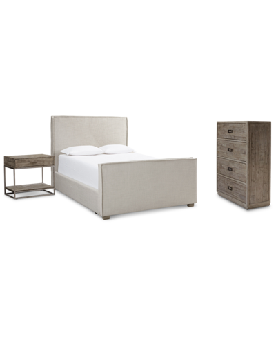 Bernhardt Highland Park 3pc Bedroom Set (queen Bed, Chest & Nightstand)