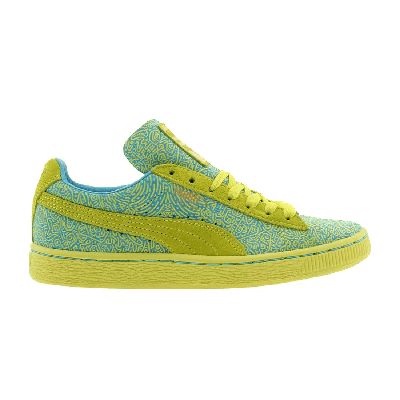 Pre-owned Puma Solange X Suede Classic Lines In Yellow