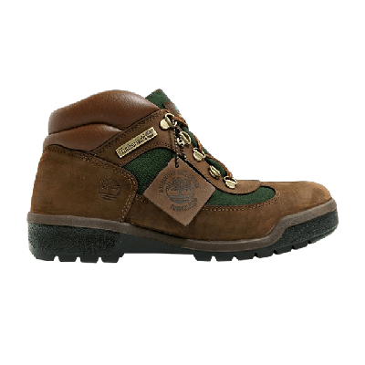 Pre-owned Timberland Field Boot 'brown Green'