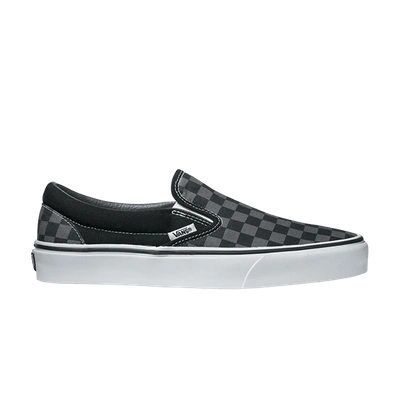 Pre-owned Vans Classic Slip-on 'checkerboard Black Pewter'