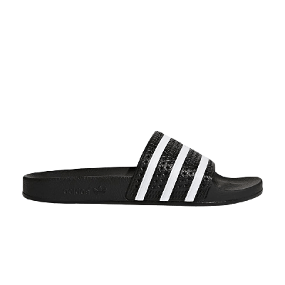 Pre-owned Adidas Originals Adilette Slides 'black'