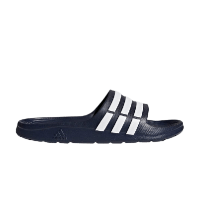 Pre-owned Adidas Originals Duramo Slides In Blue
