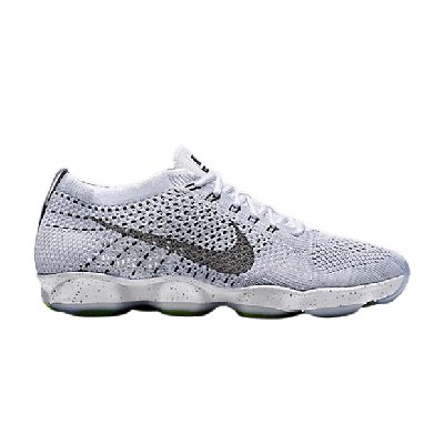 Pre-owned Nike Wmns Flyknit Zoom Agility In White