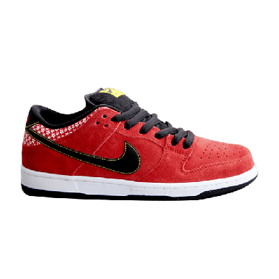 Pre-owned Nike Dunk Low Premium Sb 'firecracker' In Red