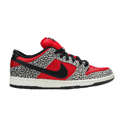 Pre-owned Nike Supreme X Dunk Low Premium Sb 'red Cement'