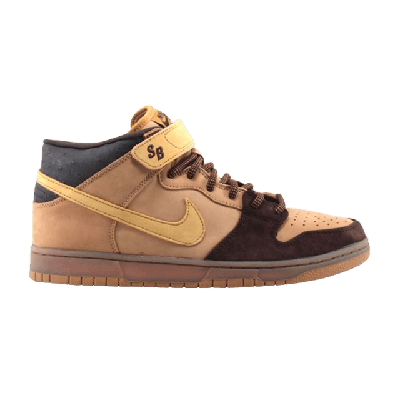 Pre-owned Nike Dunk Mid Pro Sb 'wheat' In Tan