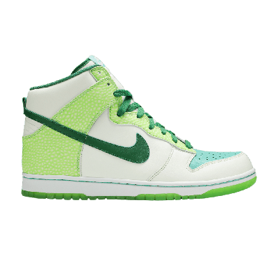 Pre-owned Nike Dunk High Premium 'glow In The Dark 2' In Green