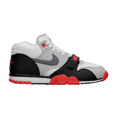 Pre-owned Nike Air Trainer 1 Mid Prm Qs 'infrared' In White